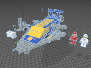 LEGO SPACE CRUISER LL924 1978 3D Model