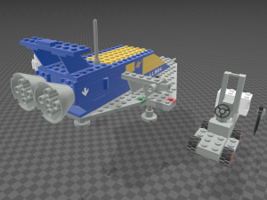 LEGO SPACE CRUISER LL924 1978 3D Model
