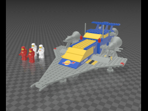 LEGO GALAXY EXPLORER LL928 1979 3D in 3DExport