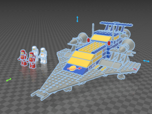 LEGO GALAXY EXPLORER LL928 1979 3D Модель