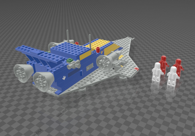 LEGO GALAXY EXPLORER LL928 1979 3D in 3DExport