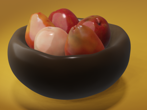 fruit bowl 3D 모델