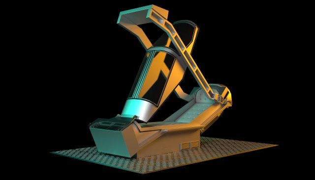 hypersleepchamberaliens Model 3D .c4d .max .obj .3ds .fbx .stl .blend