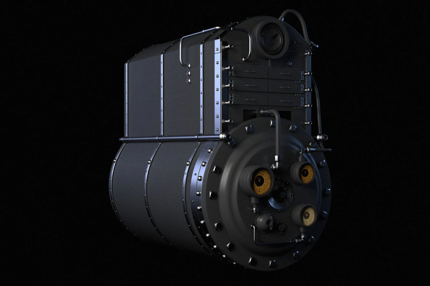 boiler 3D Model .c4d .max .obj .3ds .fbx .stl .blend