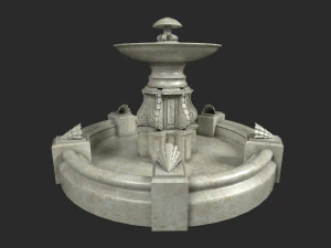 fountain 3D Model