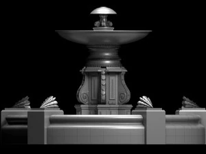 fountain 3D Model