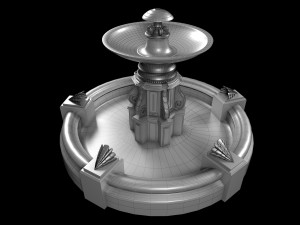 fountain 3D-Modell