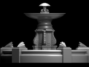fountain 3D-Modell