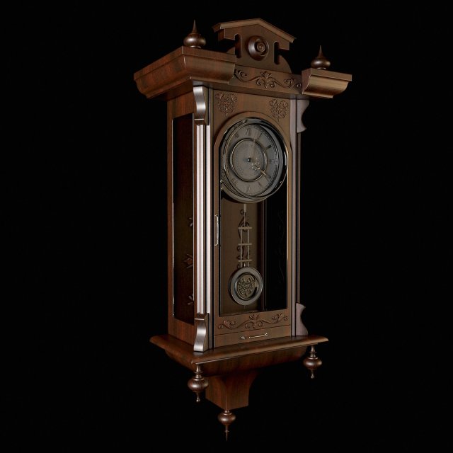 retroclock 3D 모델 .c4d .max .obj .3ds .fbx .stl .blend 