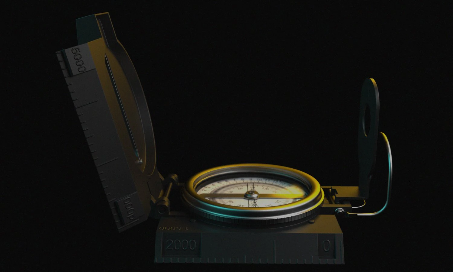 compass 3D Model .c4d .max .obj .3ds .fbx .stl .blend