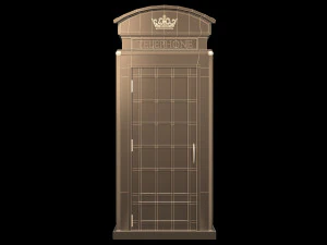 Telephone booth 3D Model