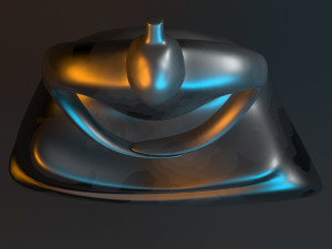statue of monk Modelo 3D