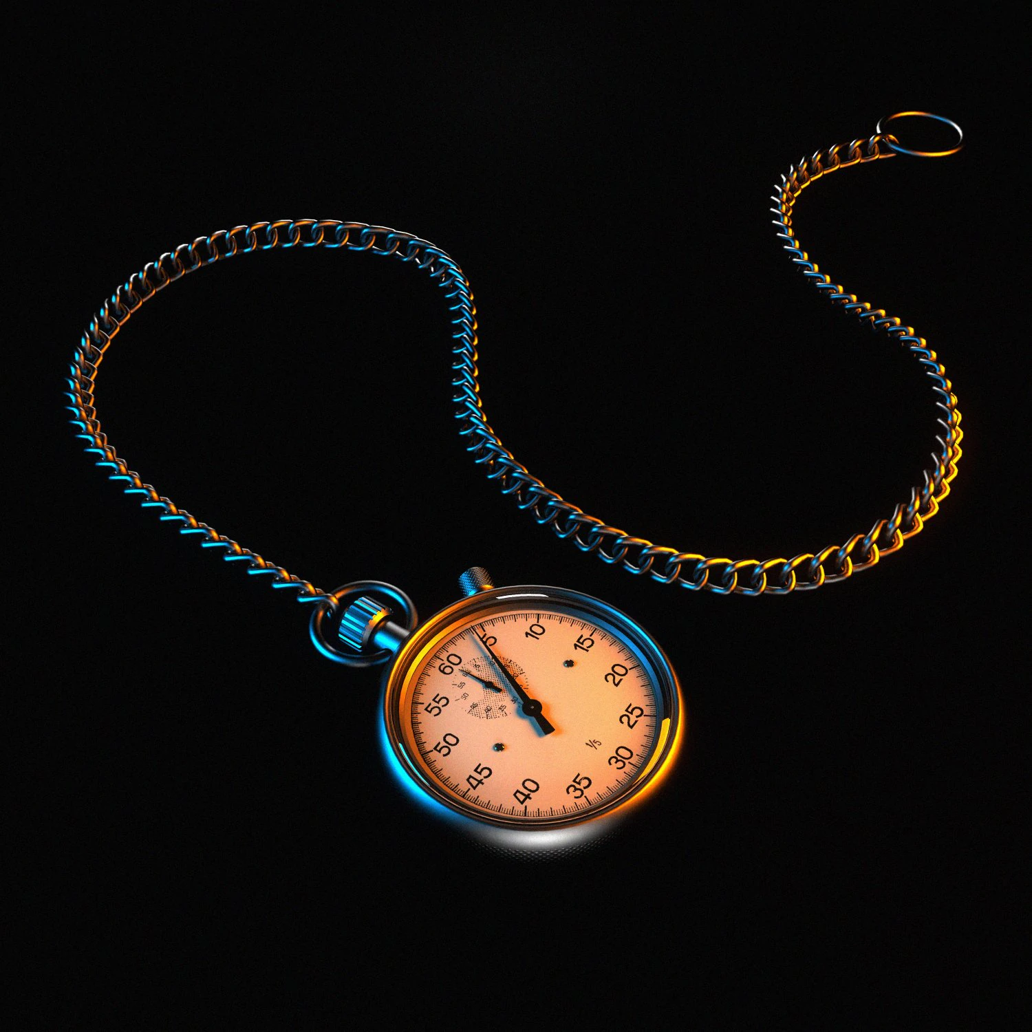 stopwatch 3D Model .c4d .max .obj .3ds .fbx .stl .blend 