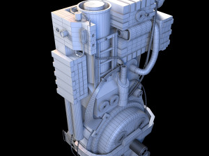 Proton Pack Ghostbusters Modèle 3D