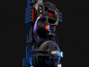 Proton Pack Ghostbusters Modèle 3D