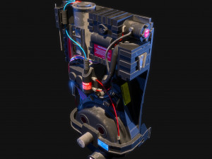 Proton Pack Ghostbusters Modèle 3D