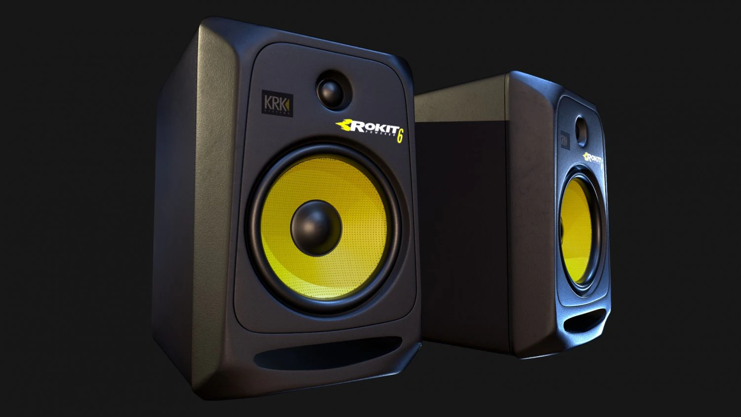 Speaker system 3D Model .c4d .max .obj .3ds .fbx .stl .blend 