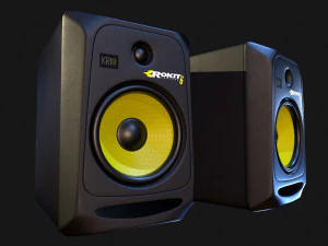 System głośnik&oacute;w Model 3D