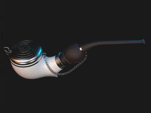 smoking pipe Model 3D