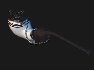 smoking pipe Model 3D