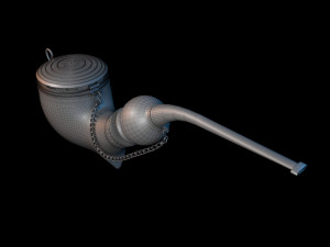 smoking pipe Model 3D
