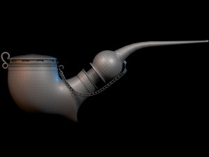 smoking pipe Model 3D