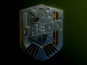 Logo del giudice Joseph Dredd Modello 3D
