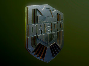 Judge joseph dredd logo 3D Model