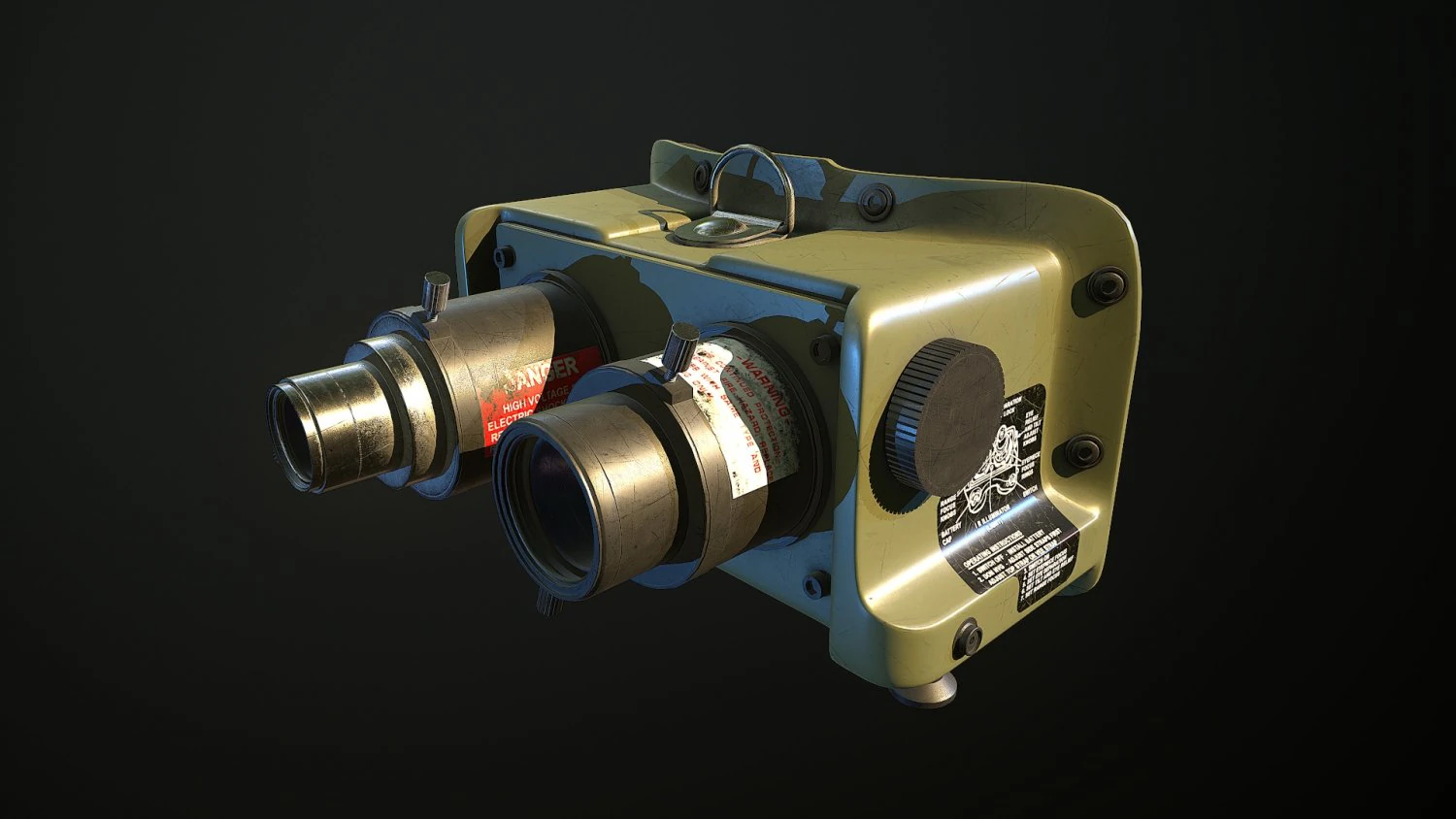 Ecto goggles ghostbusters 3D Model .c4d .max .obj .3ds .fbx .stl .blend