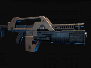 Fucile a impulsi M41a alieno Modello 3D