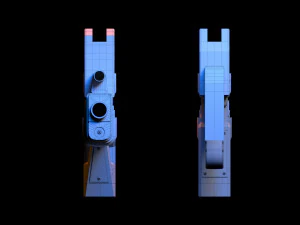 Fucile a impulsi M41a alieno Modello 3D