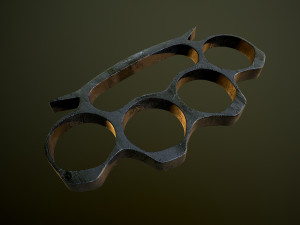 Brass knuckles 3D Модель