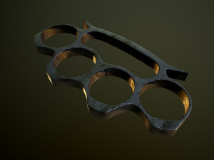 Brass knuckles 3D Модель