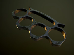 Brass knuckles 3D Model