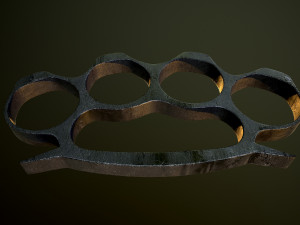 Brass knuckles 3D Модель