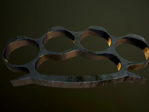 Brass knuckles 3D Model