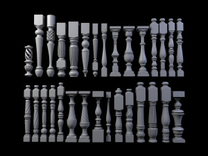 30 baluster 3D Model