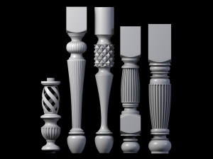 30 baluster Modello 3D