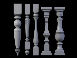 30 baluster 3D Model