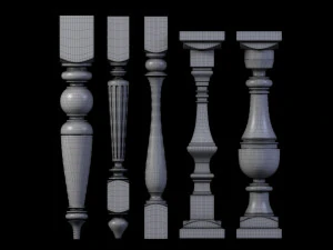 30 baluster 3D Model