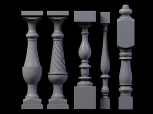30 baluster 3D Model
