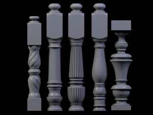 30 baluster 3D Model