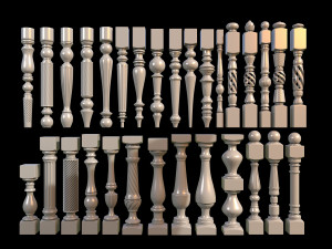 30 baluster 3D Model