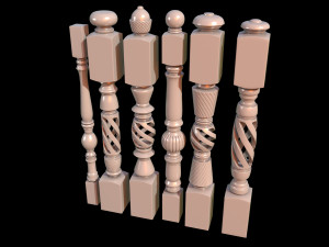 30 baluster Model 3D
