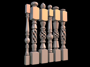 30 baluster Model 3D