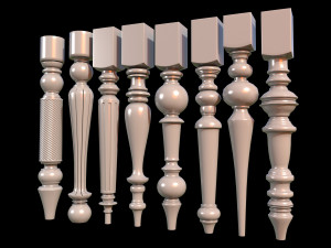 30 baluster Model 3D