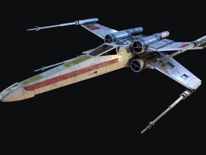 X-WING Star Wars Modello 3D