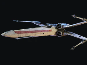 X-WING Star Wars Modello 3D