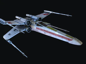 X-WING Star Wars Modello 3D
