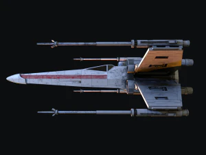 X-WING Star Wars Modello 3D